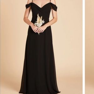 Birdy grey convertible off the shoulder dress